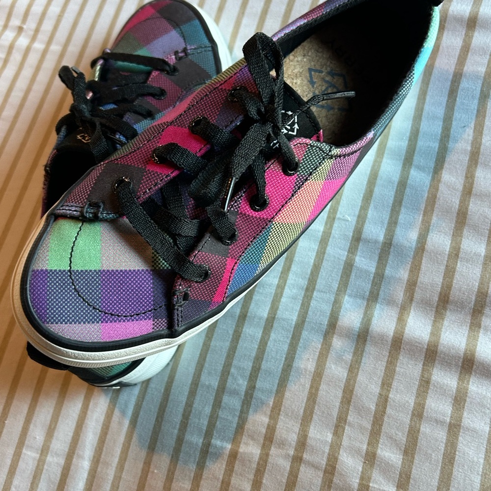Sperry Multicolor Plaid Sneakers